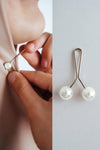 Elegant Pure White Turkish Hijab Pins – Pack of 6, stylish and functional hijab accessories by Abaya for Women for secure and graceful hijab styling.