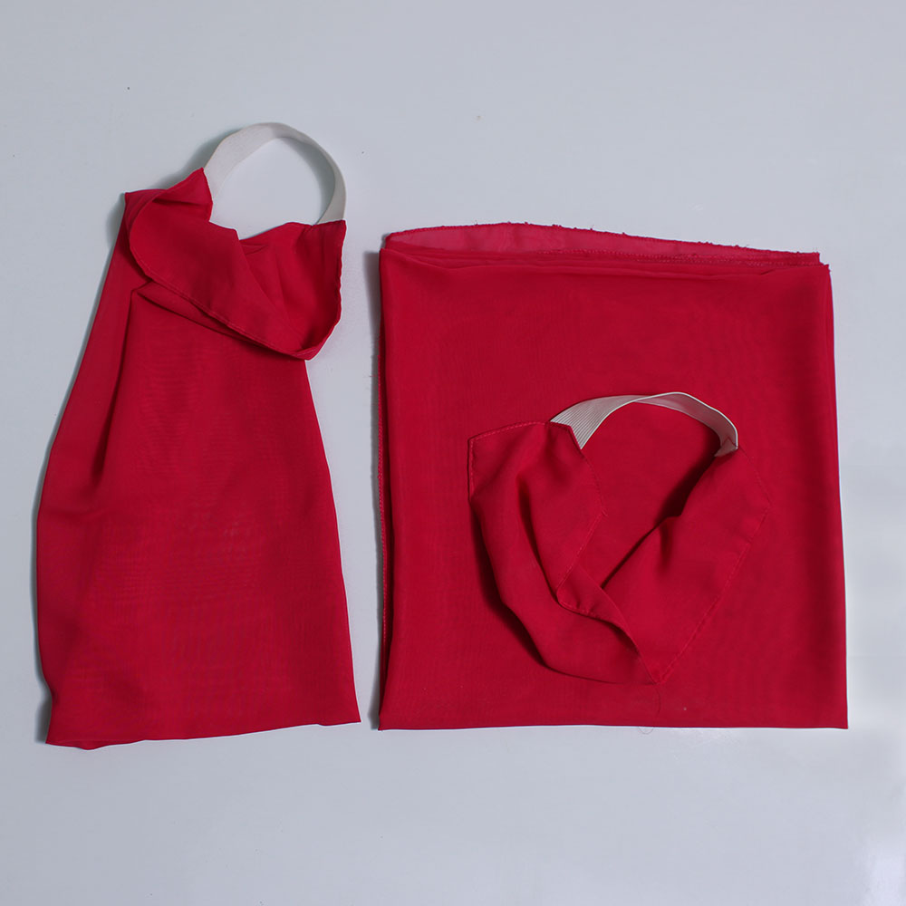 Magenta Chiffon Hijab – Premium Georgette, Opaque & Breathable Modest Wear