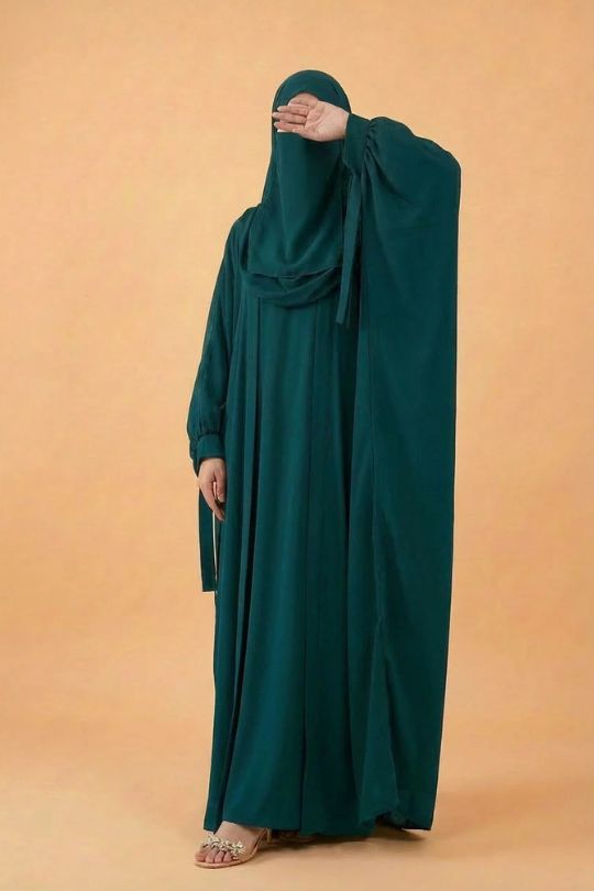 4 Piece Kaftan Abaya Set