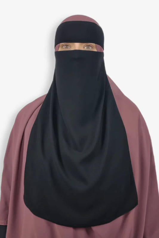 double layer Niqab With All Sizes